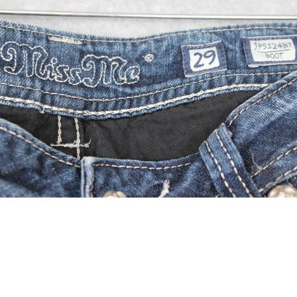 Miss Me JP5124B7‎ Boot Cut Denim Size 29X34 - Picture 4 of 11